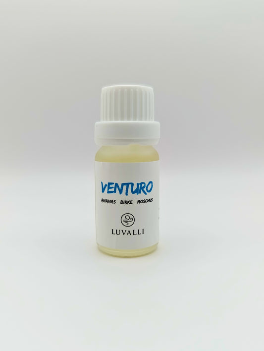 Venturo Autoduft von Luvalli – maskulin, frisch und edel im Aluminium-Diffuser.