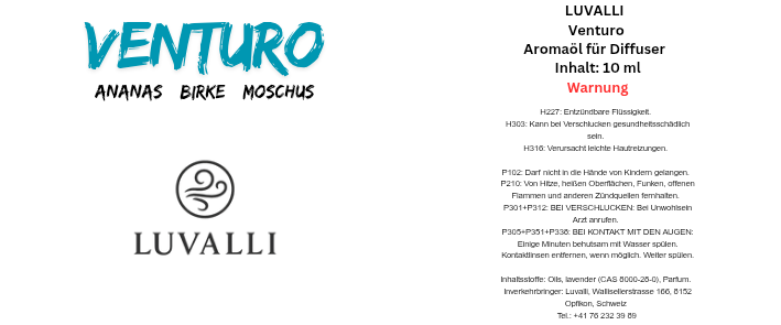 Luvalli Venturo - Ananas, Birke, Moschus