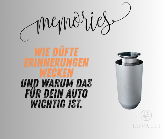 Luvalli Diffuser im Auto – stilvoller Raumduft, der Erinnerungen und Emotionen weckt