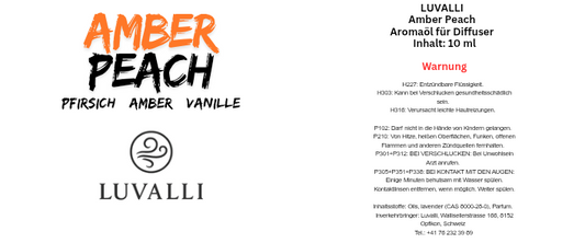 Amber Peach - Pfirsich, Amber, Vanille